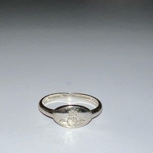 .925 silver size XXL vivienne westwood ring! worn please see pics 100% authentic